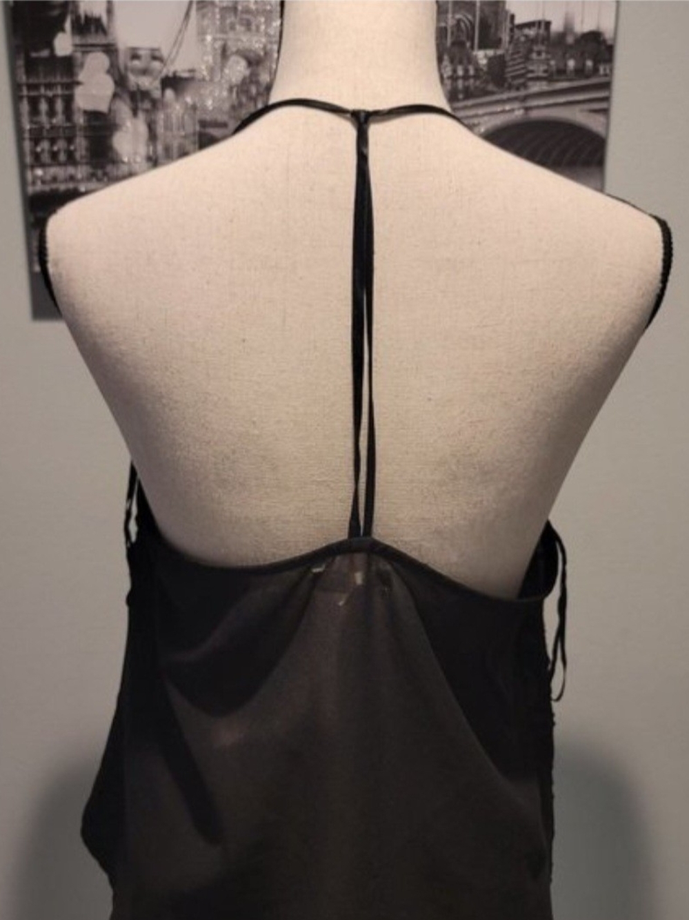 Sixes And Sevens Women’s Black Back Slip Top